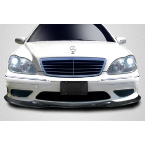 2003-2006 Mercedes S Class Sport Carbon Fiber Front Lip - image 1