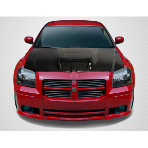 2005-2007 Dodge Magnum Carbon Creations SRT Look Hood - 1 Piece - image 1
