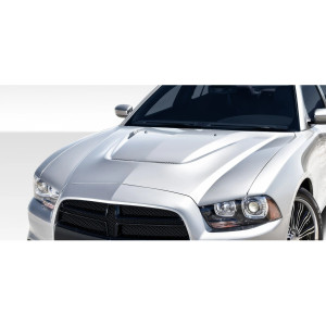 2011-2014 Dodge Charger Duraflex SRT Look Hood - 1 Piece - image 1