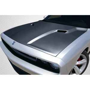 2008-2023 Dodge Challenger SRT Look Carbon Fiber Hood - image 1