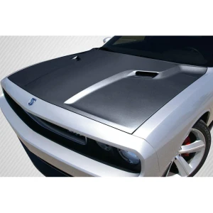2008-2023 Dodge Challenger SRT Look Carbon Fiber Hood - image 1