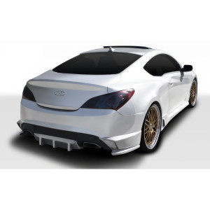 2010-2016 Hyundai Genesis Coupe 2DR Duraflex TP-R Rear Lip Under Spoiler Air Dam with Rear Diffuser - 3 Piece - image 1