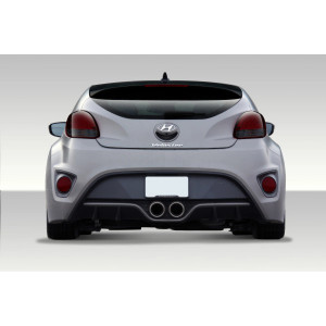 2012-2017 Hyundai Veloster Duraflex Turbo Look Rear Bumper - 1 Piece - image 1