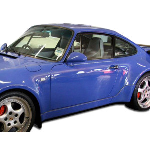 1989-1994 Porsche 964 Duraflex Turbo Look Side Skirts Rocker Panels - 2 Piece - image 1