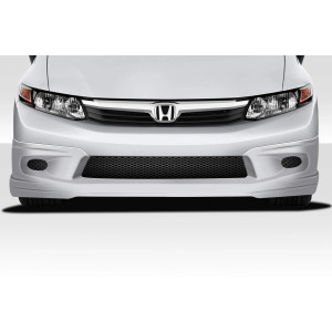 2012-2012 Honda Civic 4DR Duraflex Type M Front Lip Spoiler - 1 Piece - image 1