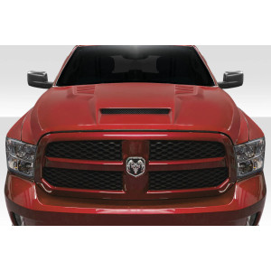 2009-2018 Dodge Ram 1500 Duraflex RK-S Ram Air Hood - 1 Piece - image 1