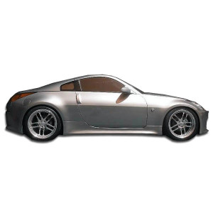 2003-2008 Nissan 350Z Z33 V-Speed Side Skirts Rocker Panels - 2 Piece - image 1
