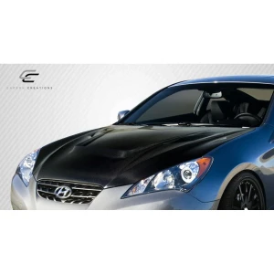 2010-2012 Hyundai Genesis Vader Carbon Fiber Hood - image 1