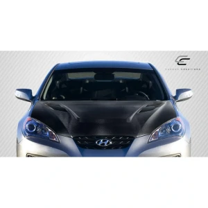 2010-2012 Hyundai Genesis Vader Carbon Fiber Hood - image 1