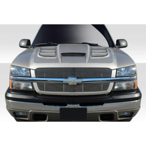 2002-2006 Chevrolet Avalanche ( without cladding ) 2003-2005 Silverado Viper Look Hood - 1 Piece - image 1