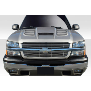 2002-2006 Chevrolet Avalanche ( without cladding ) 2003-2005 Silverado Duraflex Viper Look Hood - 1 Piece - image 1