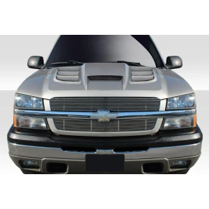 2002-2006 Chevrolet Avalanche ( without cladding ) 2003-2005 Silverado Viper Look Hood - 1 Piece - image 1