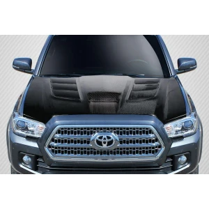 2012-2015 Toyota Tacoma Viper Look Carbon Fiber Hood - image 1