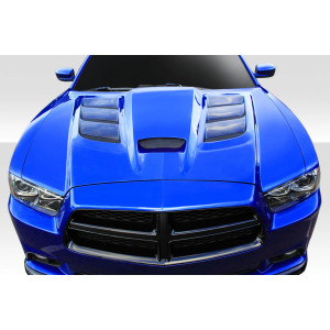 2011-2014 Dodge Charger Duraflex Viper Look Hood - 1 Piece - image 1