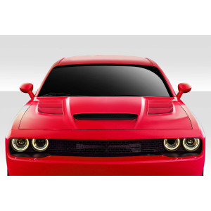 2008-2023 Dodge Challenger Duraflex Viper Look Hood - 1 Piece - image 1