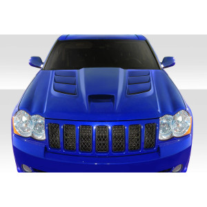 2005-2010 Jeep Grand Cherokee Duraflex Viper Look Hood - 1 Piece - image 1