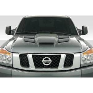 2004-2015 Nissan Titan / Armada Duraflex Viper Look Hood - 1 Piece - image 1 2004-2015 Nissan Titan / Armada Duraflex Viper Look Hood - 1 Piece - image 1