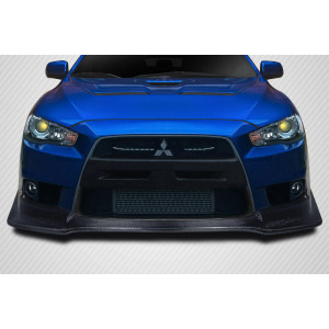 2008-2015 Mitsubishi Lancer Evolution 10 VR-S Front Lip Under Spoiler Air Dam - 1 Piece - image 1