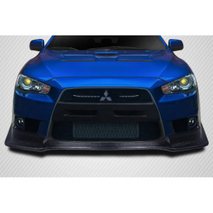 2008-2015 Mitsubishi Lancer Evolution 10 Carbon Creations VR-S Front Lip Under Spoiler Air Dam - 1 Piece - image 1