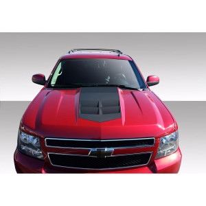 2007-2014 Chevrolet Tahoe Suburban Avalanche Duraflex ZL1 Look Hood - 1 Piece - image 1 2007-2014 Chevrolet Tahoe Suburban Avalanche Duraflex ZL1 Look Hood - 1 Piece - image 1