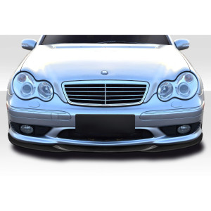 2001-2007 Mercedes C Class W203 L-Sport Front Lip Spoiler - 1 Piece ( For AMG Bumper only) - image 1