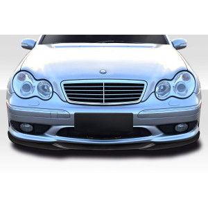 2001-2007 Mercedes C Class W203 L-Sport Front Lip Spoiler - 1 Piece ( For AMG Bumper only) - image 1