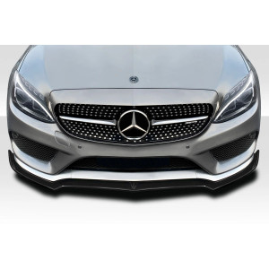 2015-2021 Mercedes C Class W205 Fortune Front Lip - 1 Piece ( For AMG Bumper only) (S) - image 1