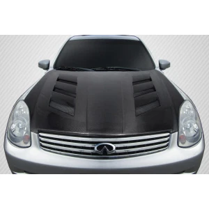 2003-2004 Infiniti G Sedan AM-S Carbon Fiber Hood - image 1