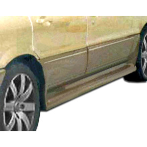 1989-1993 Mitsubishi Galant Duraflex Cyber Side Skirts Rocker Panels - 2 Piece (S) - image 1
