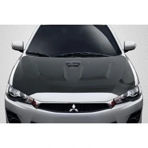 2008-2017 Mitsubishi Lancer D Spec Carbon Fiber Hood - image 1