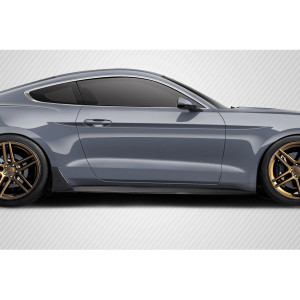 2015-2023 Ford Mustang Carbon Creations Grid V2 Side Skirts Rocker Panels - 2 Piece (s) - image 1
