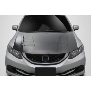 2012-2015 Honda Civic 4DR TS-1 Hood - 1 Piece - image 1