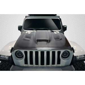 2018-2025 Jeep Wrangler JL Gladiator JT Hellcat Look Hood - 1 piece - image 1