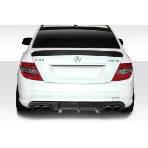 2008-2011 Mercedes C Class / C63 W204 Super Fin Rear Diffuser - 1 Piece ( fits AMG Bumper only ) - image 1