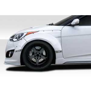 2012-2017 Hyundai Veloster Turbo Envision Front Fender Flares - 4 piece - image 1