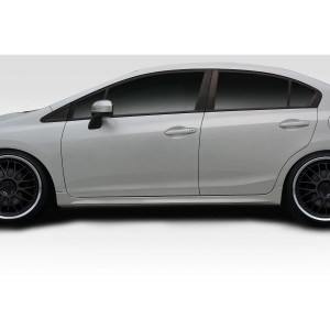2012-2015 Honda Civic 4DR RR Side Skirts - 2 Piece - image 1