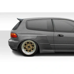1992-1995 Honda Civic HB TKO RBS Wide Body Rear Fender Flares - 2 Piece - image 1