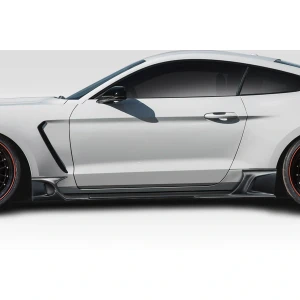 2015-2023 Ford Mustang KT Style Side Skirt Rocker Panels Add-Ons - 4 Piece - image 1