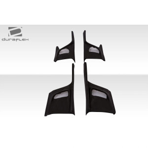 2015-2023 Ford Mustang KT Style Side Skirt Rocker Panels Add-Ons - 4 Piece - image 1
