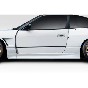 1989-1994 Nissan 240SX S13 Duraflex V Speed Wide Body Side Skirt Rocker Panels - 2 Piece - image 1