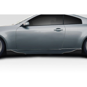2003-2007 Infiniti G Coupe G35 Duraflex Vader Side Skirts Rocker Panels Add Ons Spat Extensions - 4 Piece - image 1