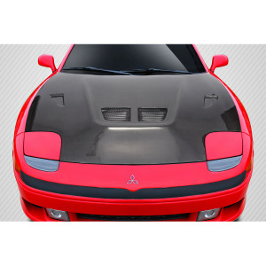 1991-1993 Mitsubishi 3000GT Carbon Creations Evo Hood - 1 Piece - image 1