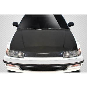 1988-1991 Honda Civic SiR Look Carbon Fiber Hood - image 1