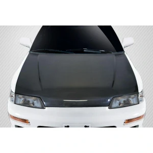 1988-1991 Honda Civic JDM OEM Look Carbon Fiber Hood - image 1