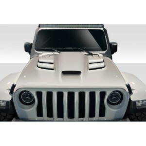 2018-2025 Jeep Wrangler JL Gladiator JT Duraflex Viper Look Hood - 1 Piece - image 1