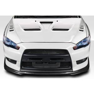 2008-2017 Mitsubishi Lancer / Lancer Evolution 10 Lancer Duraflex Race Hood - 1 Piece - image 1