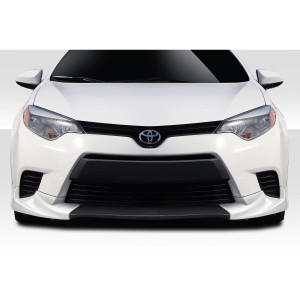 2014-2016 Toyota Corolla Duraflex Zeta Front Lip Under Spoiler ( base model only ) - 3 Piece - image 1