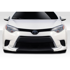 2014-2016 Toyota Corolla Zeta Front Lip Under Spoiler ( base model only ) - 3 Piece - image 1