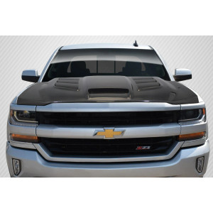 2016-2018 Chevrolet Silverado Viper Look Hood - 1 Piece - image 1