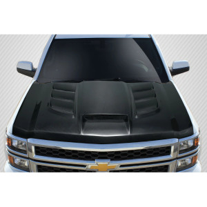 2014-2015 Chevrolet Silverado Carbon Creations Viper Look Hood - 1 Piece - image 1 2014-2015 Chevrolet Silverado Carbon Creations Viper Look Hood - 1 Piece - image 1